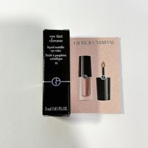 Giorgio Armani Eye Tint Chrome Liquid Metallic Color 44 Rose Gold 3ml 0.10oz